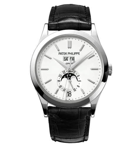 Annual Calendar 5396 White Gold / Silver