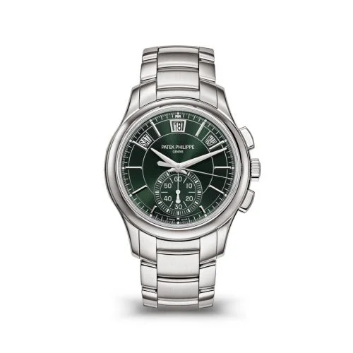 Annual Calendar Chronograph 5905 Stainless Steel / Green / Bracelet