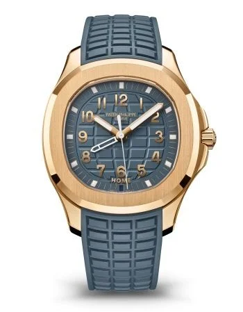 Aquanaut Travel Time Rose Gold / Blue