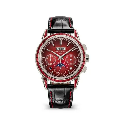 Perpetual Calendar Chronograph 5271 Platinum - Ruby / Red