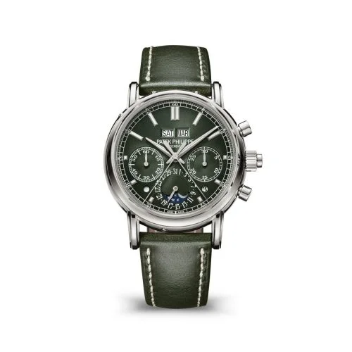 Perpetual Calendar Split-Seconds Chronograph 5204 White Gold / Olive