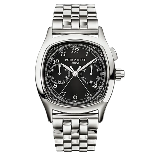 Split-Seconds Chronograph 5950 Stainless Steel / Black / Bracelet