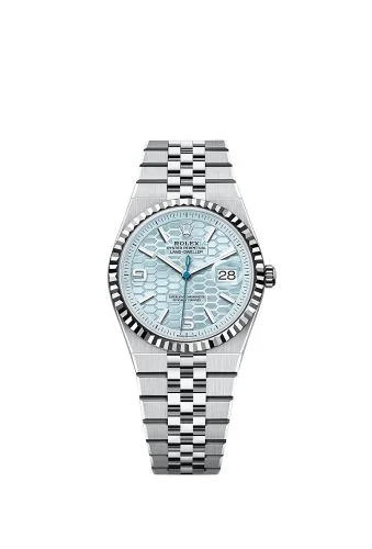 Land-Dweller 36 Platinum / Ice Blue / Flat Jubilee