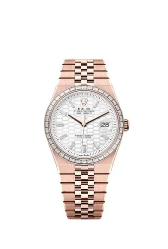 Land-Dweller 40 Everose - Baguette / White / Flat Jubilee