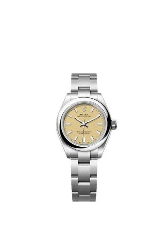 Oyster Perpetual 28 Stainless Steel / Beige