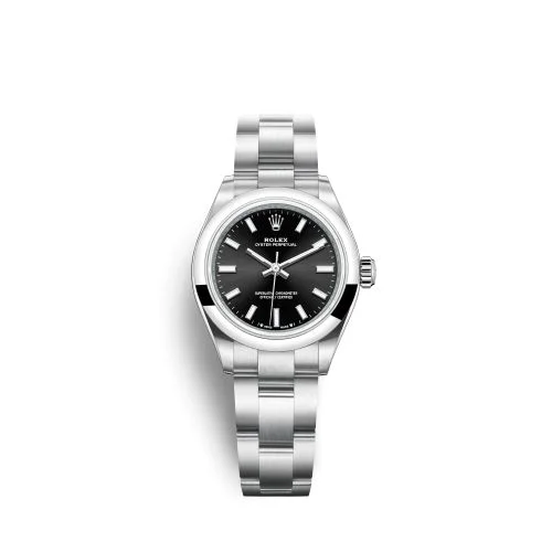 Oyster Perpetual 28 Stainless Steel / Black