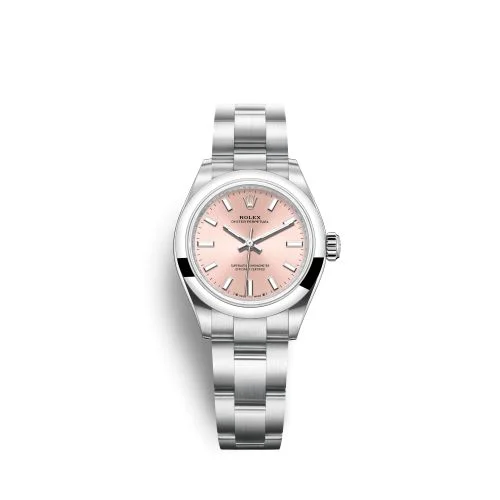 Oyster Perpetual 28 Stainless Steel / Pink