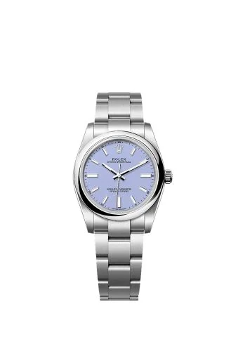Oyster Perpetual 34 Stainless Steel / Lavender