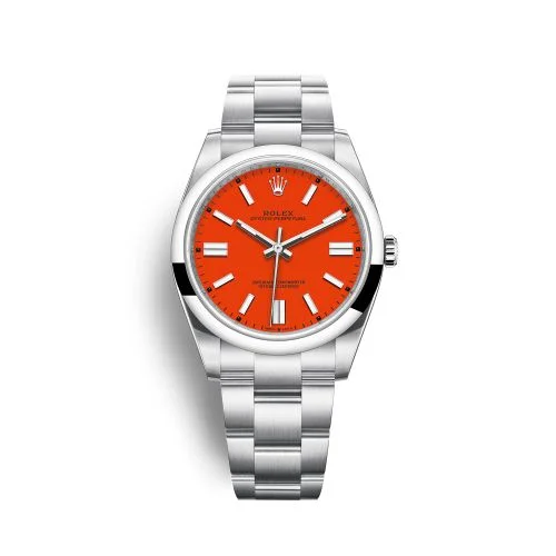 Oyster Perpetual 41 Stainless Steel / Red