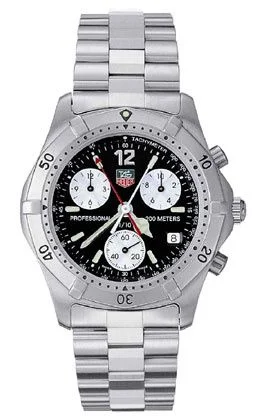2000 Chronograph Stainless Steel / Black /
