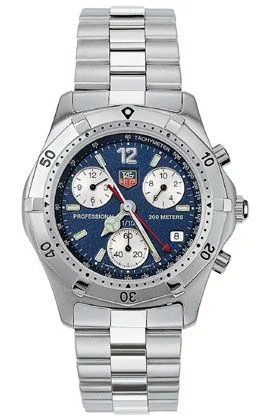 2000 Chronograph Stainless Steel / Blue / Bracelet