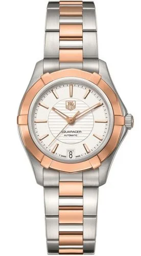 Aquaracer 200M Calibre 5 34 Stainless Steel / Rose Gold / Silver / Bracelet