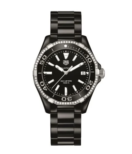 Aquaracer 300M 35 Ceramic / Diamond / Black / Bracelet