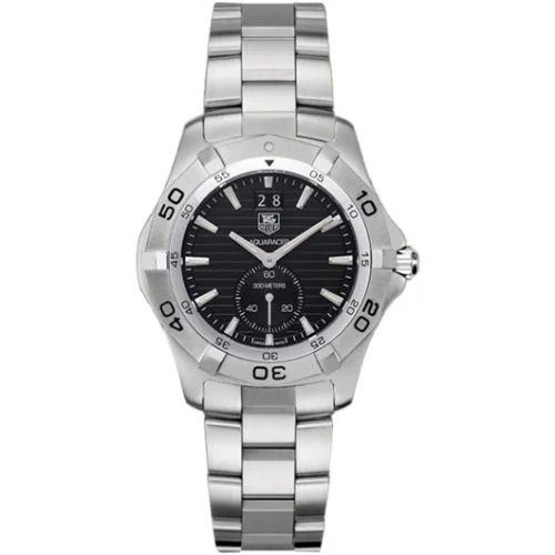 Aquaracer 300M Big Date 41 Stainless Steel / Black / Bracelet