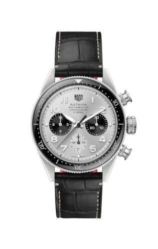 Autavia Heuer 02 Chronometer Flyback Stainless Steel / Panda