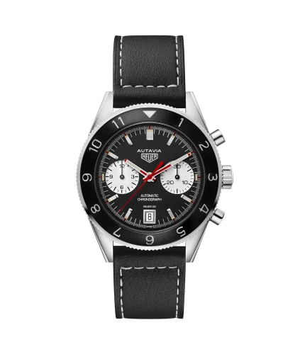 Autavia Heuer 02 Stainless Steel / Inverted Panda / 1972 Edition