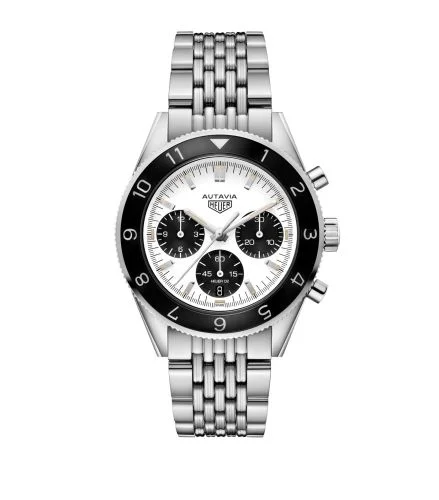 Autavia Heuer 02 Stainless Steel / Panda / Harrods