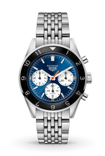 Autavia Heuer 02 Stainless Steel / Watches of Switzerland / Bracelet