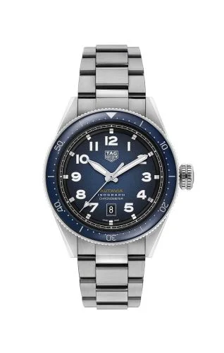 Autavia Isograph Calibre 5 Stainless Steel / Blue / Bracelet