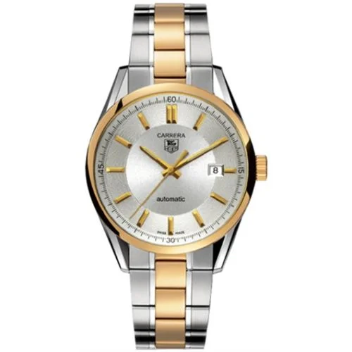 Carrera Calibre 5 39 Stainless Steel / Rose Gold / Silver / Bracelet