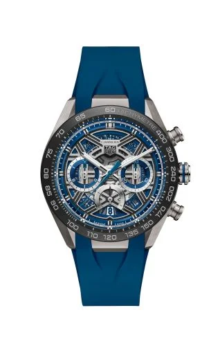 Carrera Chronograph Extreme Sport Titanium - Ceramic / Blue / Rubber