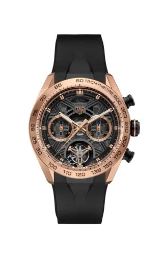 Carrera Chronograph Tourbillon Extreme Sport Rose Gold - Titanium / Grey / Rubber