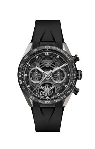 Carrera Chronograph Tourbillon Extreme Sport Titanium - Forged Carbon / Black / Rubber