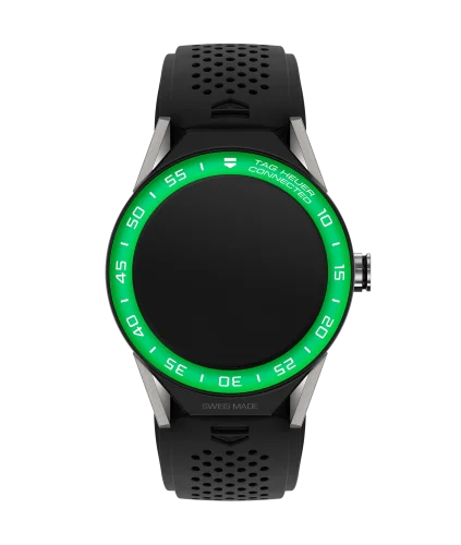 Carrera Connected Modular 45 Titanium / Green Aluminum / Black Rubber