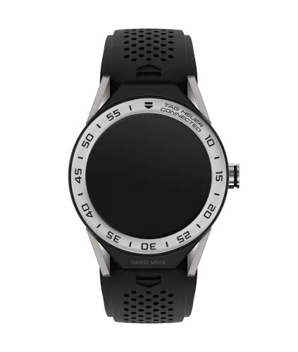 Carrera Connected Modular 45 Titanium / Stainless Steel / Black Rubber