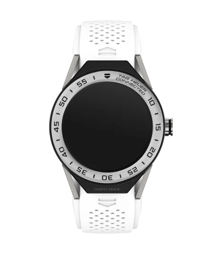 Carrera Connected Modular 45 Titanium / Stainless Steel / White Rubber