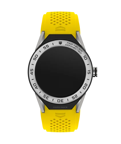 Carrera Connected Modular 45 Titanium / Stainless Steel / Yellow Rubber