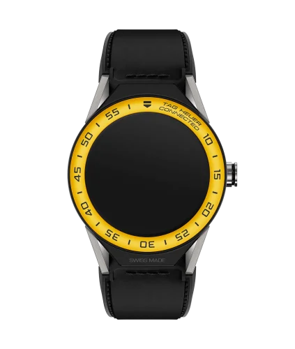 Carrera Connected Modular 45 Titanium / Yellow Aluminum / Black Calf