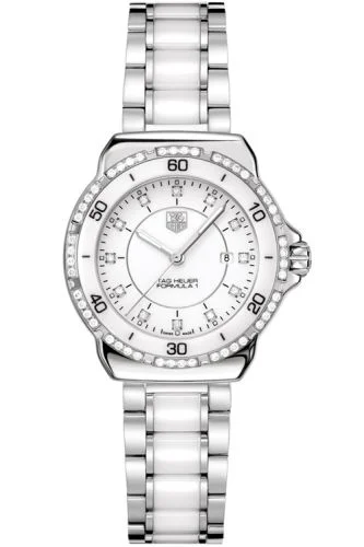 Formula 1 32 Stainless Steel / Diamond / White / Bracelet