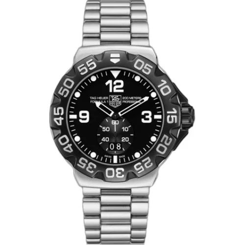 Formula 1 Big Date 44 Stainless Steel / Black / Bracelet