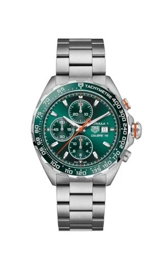 Formula 1 Calibre 16 44 Stainless Steel / Green / Bracelet