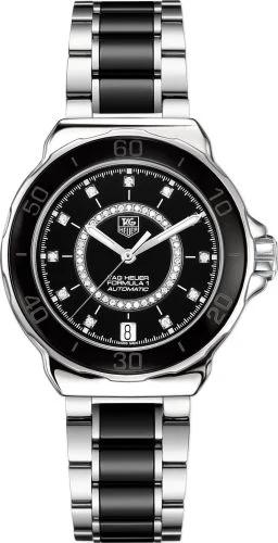 Formula 1 Calibre 5 37 Stainless Steel / Black - Diamond / Bracelet