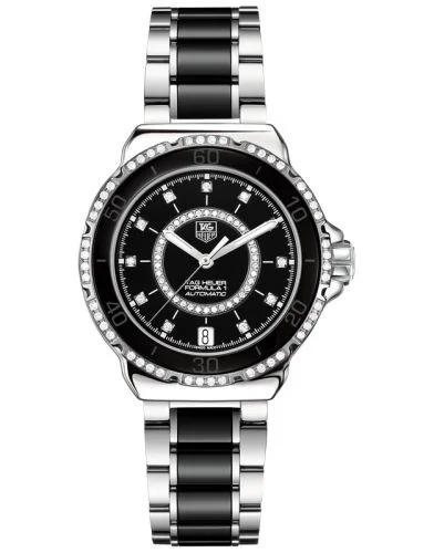 Formula 1 Calibre 5 37 Stainless Steel / Diamond / Black - Diamond / Bracelet