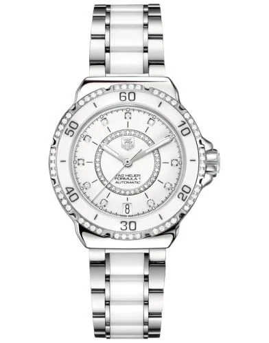Formula 1 Calibre 5 37 Stainless Steel / Diamond / White - Diamond / Bracelet
