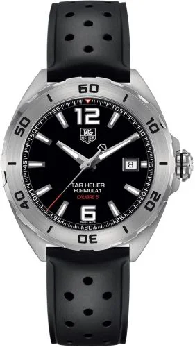 Formula 1 Calibre 5 41 Stainless Steel / Black / Rubber