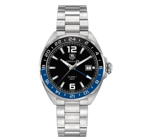 Formula 1 Calibre 7 GMT 41 Stainless Steel / Black / Bracelet