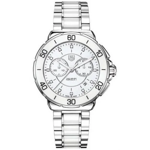 Formula 1 Chronograph Quartz 41 Stainless Steel / White / Bracelet