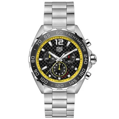 Formula 1 Chronograph Quartz Stainless Steel / Carbon - Yellow / Bracelet