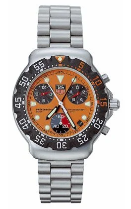 Formula 1 Chronograph Quartz Stainless Steel / Orange / Bracelet