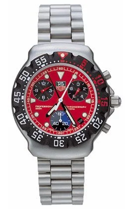 Formula 1 Chronograph Quartz Stainless Steel / Red / Bracelet