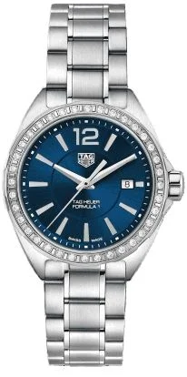 Formula 1 Quartz 35 Stainless Steel / Diamond / Blue / Bracelet
