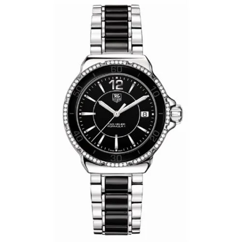 Formula 1 Quartz 37 Stainless Steel / Diamond / Black / Bracelet