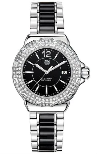 Formula 1 Quartz 37 Stainless Steel / Diamond / Black / Bracelet