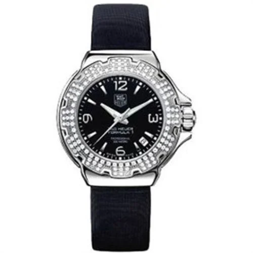Formula 1 Quartz 37 Stainless Steel / Diamond / Black / Fabric