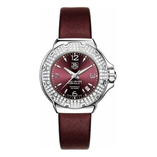 Formula 1 Quartz 37 Stainless Steel / Diamond / Purple / Fabric