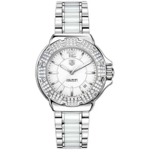 Formula 1 Quartz 37 Stainless Steel / Diamond / White / Bracelet